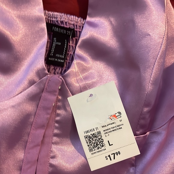 NWT Forever 21 Purple Halter Top - Picture 3 of 4